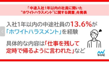 ホワイトハラスメント