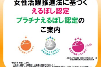 ①えるぼし認定・プラチナえるぼし認定