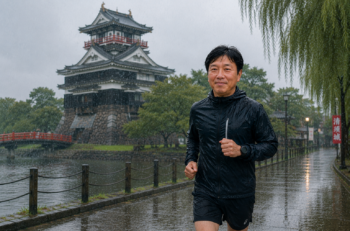 雨の中のラン