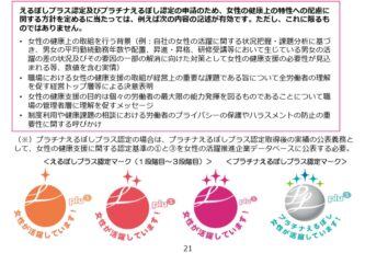 ⑥えるぼし認定・プラチナえるぼし認定 プラス認定について