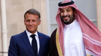マクロンとサウジ皇太子